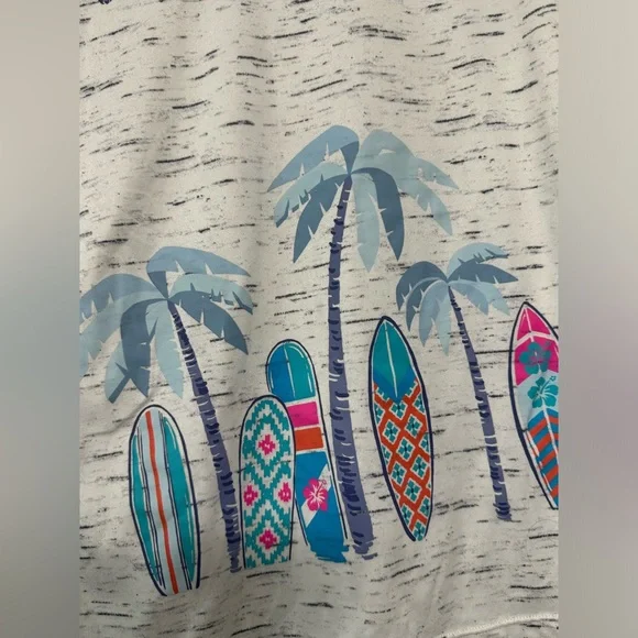 Vacay Mode Kids Shirt - White and Blue - Picture 2 of 4